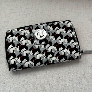 Vera Bradley Black and White Wallet